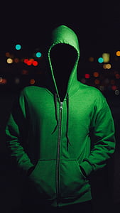 green full-zip hoodie jacket thumbnail
