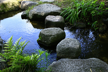photo of gray boulder on body of water thumbnail