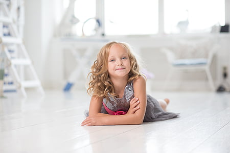 girl lying on floor thumbnail