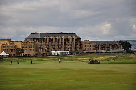 people playing golf on field thumbnail