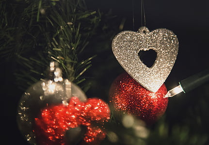 red baubles beside string lights thumbnail