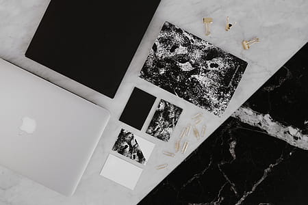Black & white mockup business brand template thumbnail