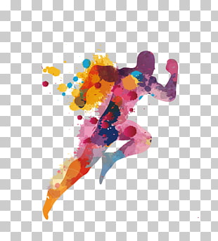 Icon, Spell color sports , athlete human illustration PNG clipart