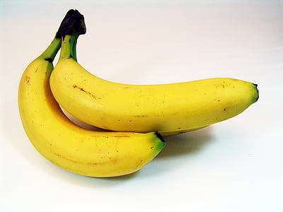 ripe bananas on white surface thumbnail