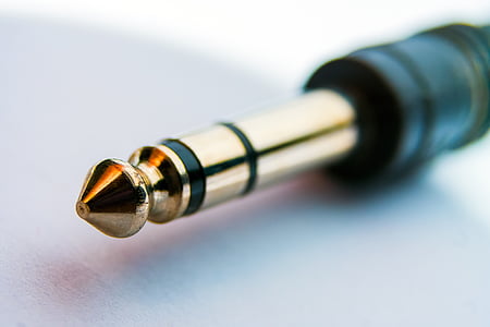 selective focus photography of coaxial jack thumbnail