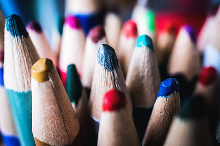 Closeup shot of colour art pencils thumbnail