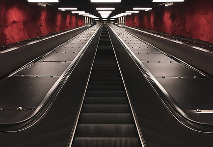 photo of gray escalator thumbnail