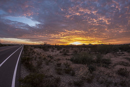 sun set over the horizon thumbnail