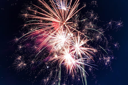 Fireworks on sky thumbnail