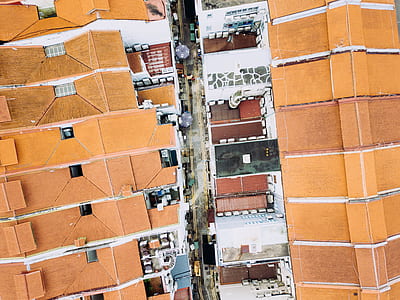 aerial photography of houses thumbnail