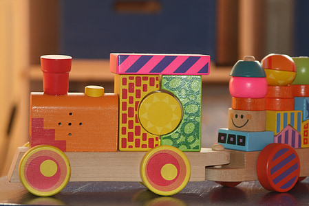 multicolored train toy thumbnail