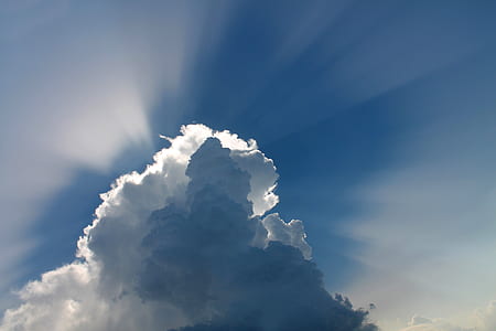 white clouds under blue sky thumbnail