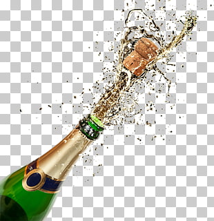Champagne glass Rosé Bottle, Champagne,Champagne, opened champagne bottle PNG clipart