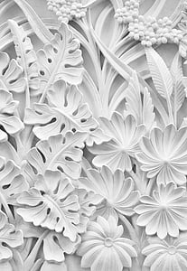 illustration of white leaves thumbnail