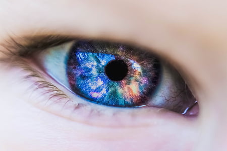 closeup photo of human eye thumbnail