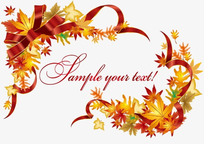 autumn vector material ai file