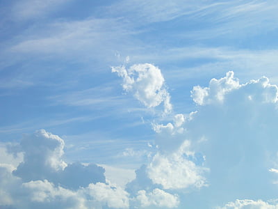white clouds under blue sky thumbnail