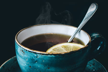 Photography of Blue Ceramic Coffee Cup thumbnail