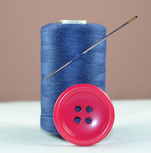 blue thread beside red botton thumbnail