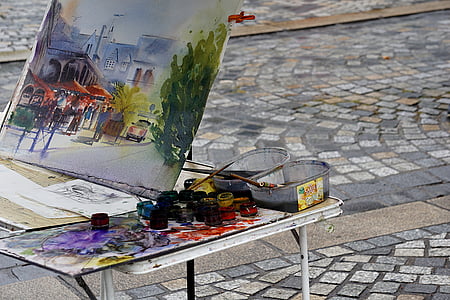 assorted-color painting at daytime thumbnail