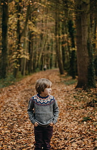 shallow focus photography of boy in gray sweater thumbnail