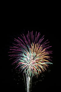 fireworks during nighttime thumbnail