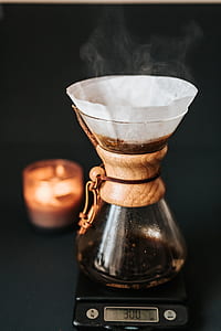 clear glass bottle on digital scale at 300 display thumbnail