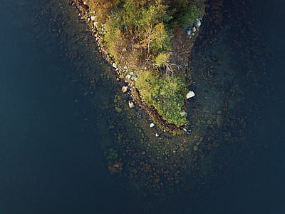 aerial photography of island thumbnail