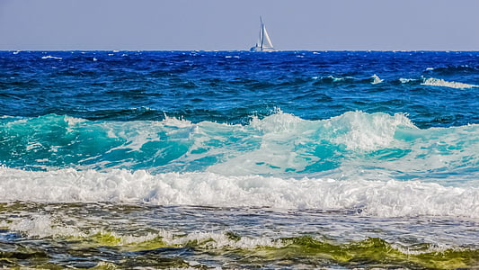 ocean waves during daytime thumbnail