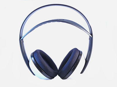 blue and gray cordless headphones thumbnail