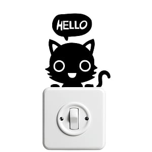 white and black switch decor thumbnail