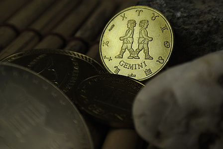 silver Gemini lucky coin thumbnail