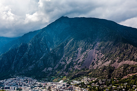 Landscape of the town of Andorre in the French Pyrenees  thumbnail