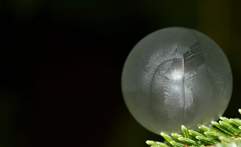 frosted bauble ornament thumbnail