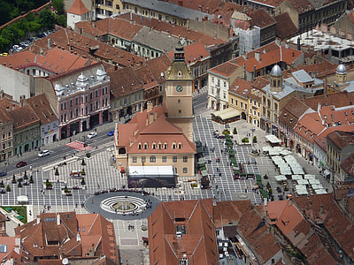aerial photography of village thumbnail