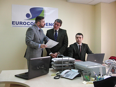 photo of three men wearing black and gray suit jackets thumbnail