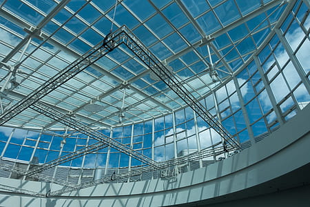 White Concrete Interior Building thumbnail