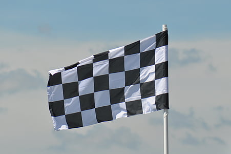 white and black checked flag thumbnail