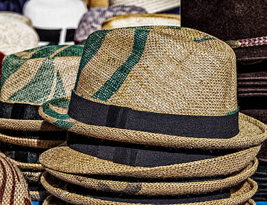 brown and green fedora hats thumbnail