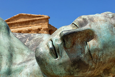 close up photo of human face statue thumbnail