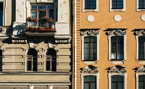 brown and yellow concrete houses thumbnail