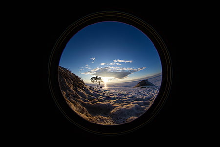 lens photo of trees and mountain thumbnail