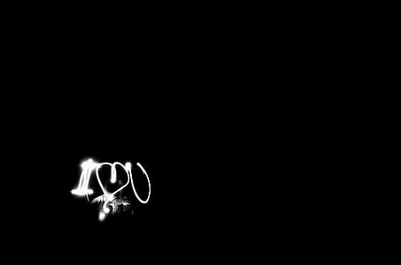 blakc, white, light trail, i heart you thumbnail