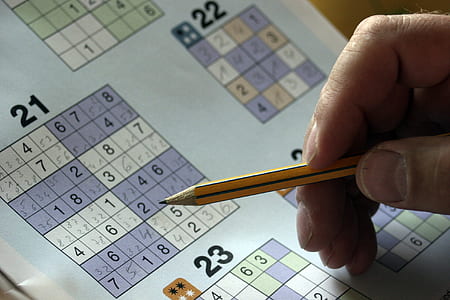 person solving sudoku thumbnail