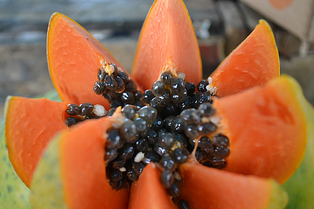 closeup photo of slice papaya thumbnail