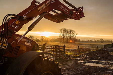 red heavy equipment thumbnail
