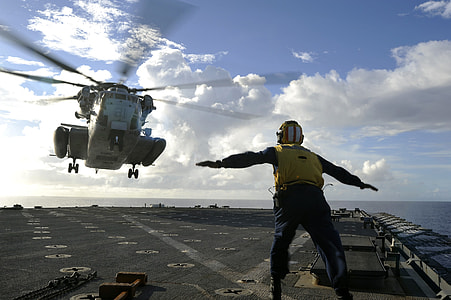 Sailor Directing Helicopter, Landing thumbnail