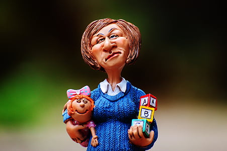 woman carrying girl illustration thumbnail