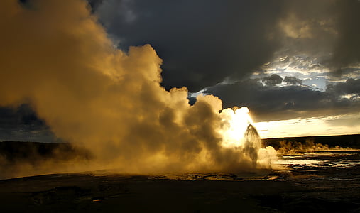 steam coming of of land landscape photography thumbnail