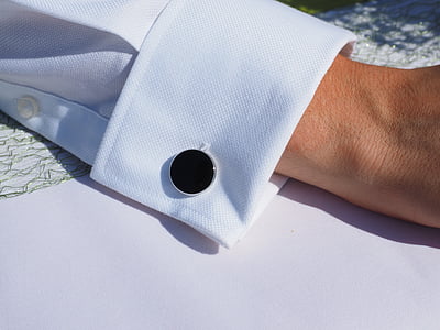 round black cuff link thumbnail